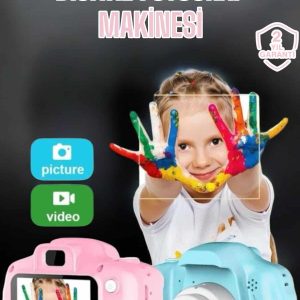 Çocuk Kamerası Profesyonel Hafif Ve Uzun Ömürlü USB Şarjlı 2.0 İnç