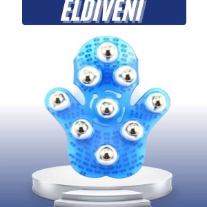 Masaj Aleti El Şeklinde Omuz Bacak Bilyeli Masaj Eldiveni El Şekilli