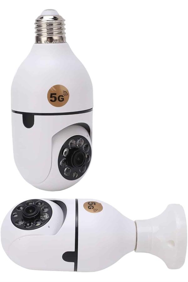 Wifi Güvenlik Kamerası 360 Derece Dönebilen Harekete Duyarlı Gece Görüşlü Ampul (Kopya) - Görsel 3