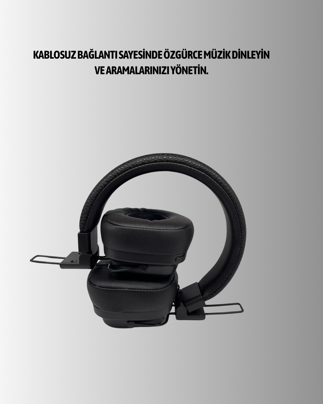 Uzun Süreli Rahat Kullanım İçin Kablosuz Bluetooth Kulaklık - Görsel 2