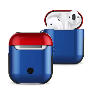 BFS Airpods 2 (2.nesil) 3in1 Kılıf - Lacivert-Kırmızı