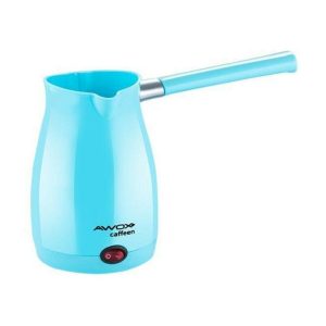 AWOX CAFFEEN  MAVİ  ELEKTRİKLİ CEZVE  TÜRK KAHVESİ  MAKİNESİ  PLASTİK   ÇİFT AĞIZ   0.4LT - 5 FİNCAN   1000W (5296)
