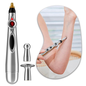 2 Farklı Başlıklı Elektronik Akupunktur Meridyen Enerji Masaj Kalemi ( Lisinya )