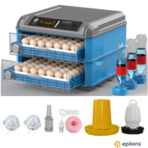 128 Yumurta Kapasiteli Tam Otomatik Kuluçka Makinesi - Civciv, Kaz, Hindi Ve Ördek Yetiştiriciliği Epo-128m