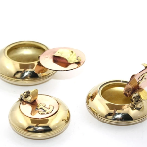 3'lü Pirinç Küllük Seti 4285