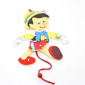 Ahşap Salanan Pinokyo Figürü Alk1196