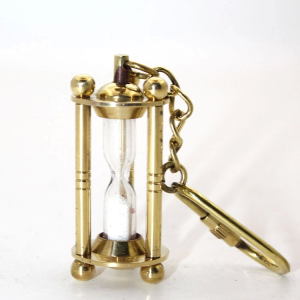 Pirinç Kumsaati Anahtarlık 2496b