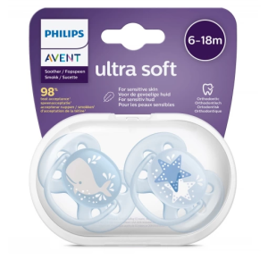 BFS     Avent Ultra Soft Emzik 6-18 Ay Erkek