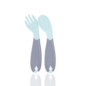 BFS     Açılı Mama Kaşık Çatal Takımı 703 Yeşil