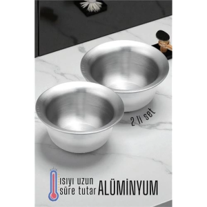 BFS Alüminyum Tıraş Tası 2 li SET