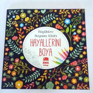 Büyükler İçin Boyama Kitap Hayllerini Boya