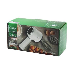 KİWİ KMX-3612 USB ŞARJLI MİKSER 2 X 2-MODEL ÇIRPICI = 4PCS 20W 3-KADEME HIZ=IŞIKLI GÖSTERGE Lİ-İON PİL:1500mAh (5296)
