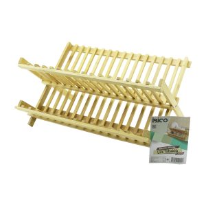 LÜX AHŞAP BAMBU BULAŞIK - TABAKLIK TEZGAH ÜSTÜ 46X33CM (5296)