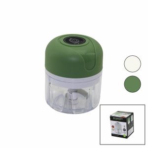 USB MİNİ FOOD PROCESSOR USB ŞARJLI MİNİ 3 BIÇAK BLENDER RONDO DOĞRAYICI 250ML - 45W (5296)