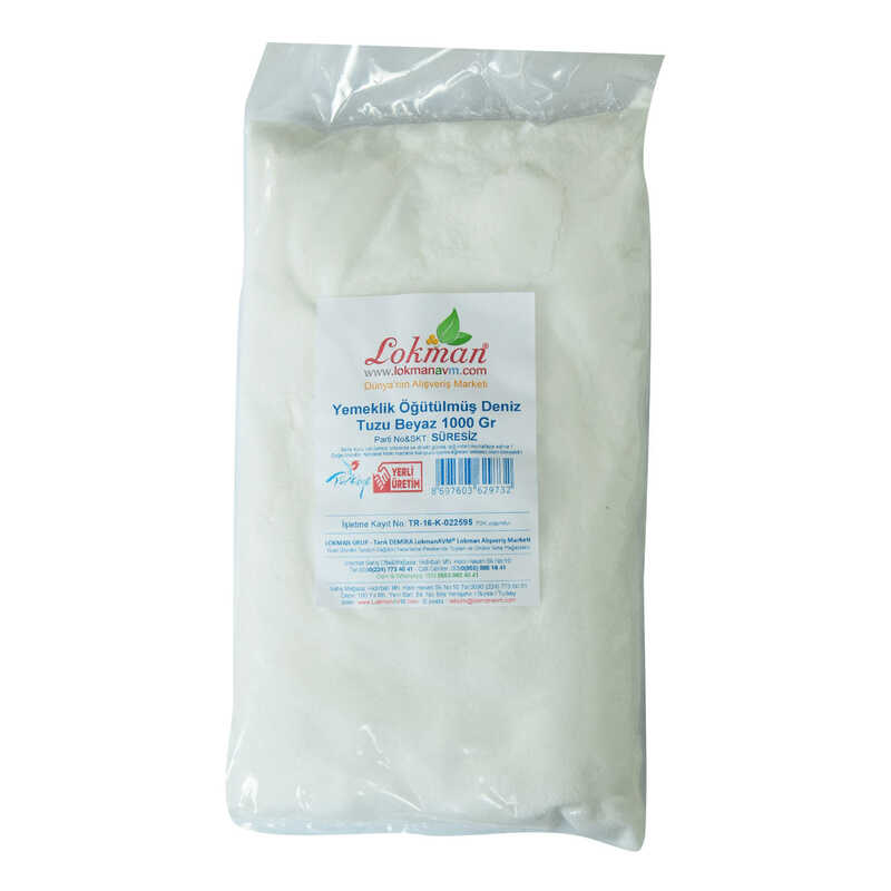 Yemeklik Öğütülmüş Deniz Tuzu Beyaz 1000 Gr - Görsel 5