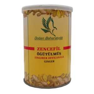 Zencefil Kökü Öğütülmüş Doğal 150 Gr Teneke Kutu