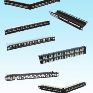 24 Port Keystone Jack UTP Çapraz Panel B