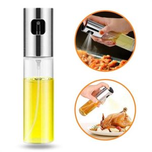 100ml Kapasiteli Şeffaf Spreyli Yağdanlık Sosluk Yağ Püskürtücü Yağ Şişesi (5296)