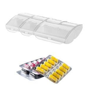 Haftalık 7 Bölmeli İlaç Saklama ve Hatırlatma Kutusu (5296)