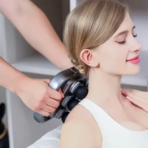 6 Başlıklı Şarjlı Isıtmalı Masaj Aleti (5296)