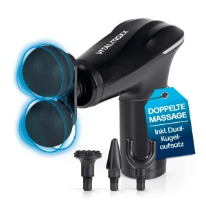 Akıllı Çipli Titreşimli Masaj Tabancası – 6 Hız Ayarlı, 4 Başlıklı, 3200 RPM Güçlü Motor, Sessiz Taşınabilir Masaj Aleti (5296)