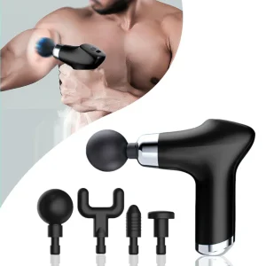 Şarj Edilebilir Küçük Yüz Tabancası Derin Doku Masaj Aleti - 6 Hız Ayarı (5296)