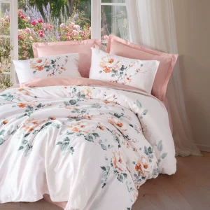 Verna Pudra Saten Nev Takımı Çift Kişilik