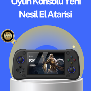 4.3” HD Ekranlı El Konsolu 64GB Hafıza Kartı ve 10000 Yüklü Oyun