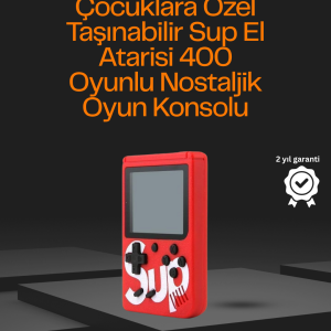 3 İnç Ekranlı Klasik Oyunlu El Konsolu