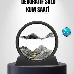 Zarif Cam Kum Saati – Ofis, Ev ve Raf Dekoru için Estetik Tasarım