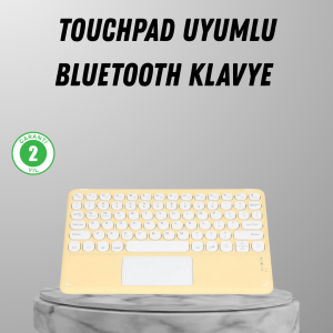 Bluetooth Klavye – Kablosuz, Sessiz Tuşlu, Android iOS Windows Uyumlu, Kompakt Taşınabilir Tasarım