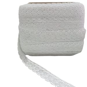Kopanaki Dantel en 4 cm Beyaz 5 Metre