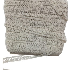 Kopanaki Dantel en 6 cm Krem 10 Metre
