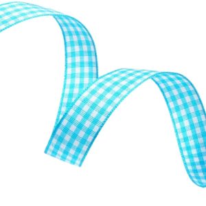 Tafta Ekoseli Kurdele 25 mm Mint 2 Metre