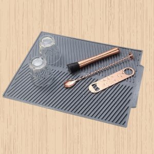 BUFFER® Büyük Bulaşık Kurutma Matı,Silikon Bulaşık Kurutma Matı Çok Amaçlı Tezgah Üstü Mat