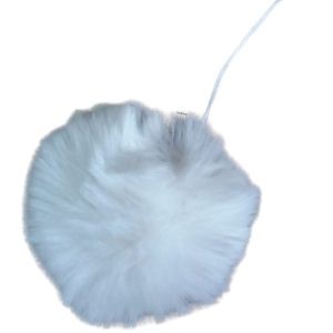 Şapka Ponponu Beyaz