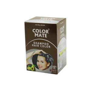 COLOR MATE 10PCS KAHVERENGİ SAÇ BOYAMA ŞAMPUANI (5296)