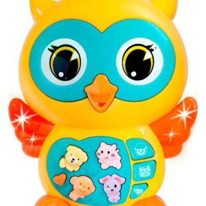 Baykuş Eğitici Bebek Piyanosu - Sarı (Lisinya)