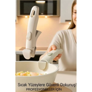 BFS Profesyonel Kıskaçlı Tencere Tava Tutucu – Isıya Dayanıklı, Güvenli Kavrama