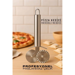 BFS Pizza Kesici Profesyonel Çelik Hamur Ravioli Kesici