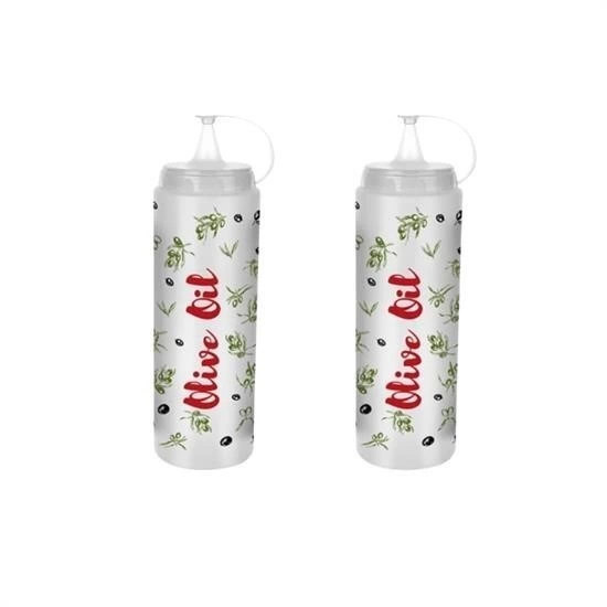 Şeffaf Kapaklı Sızdırmaz Yağlık Sosluk Şişesi Plastik Yağdanlık Master Chef AP-9471 - Görsel 5