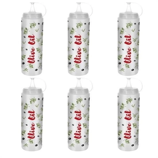 Şeffaf Kapaklı Sızdırmaz Yağlık Sosluk Şişesi Plastik Yağdanlık Master Chef AP-9471 - Görsel 7