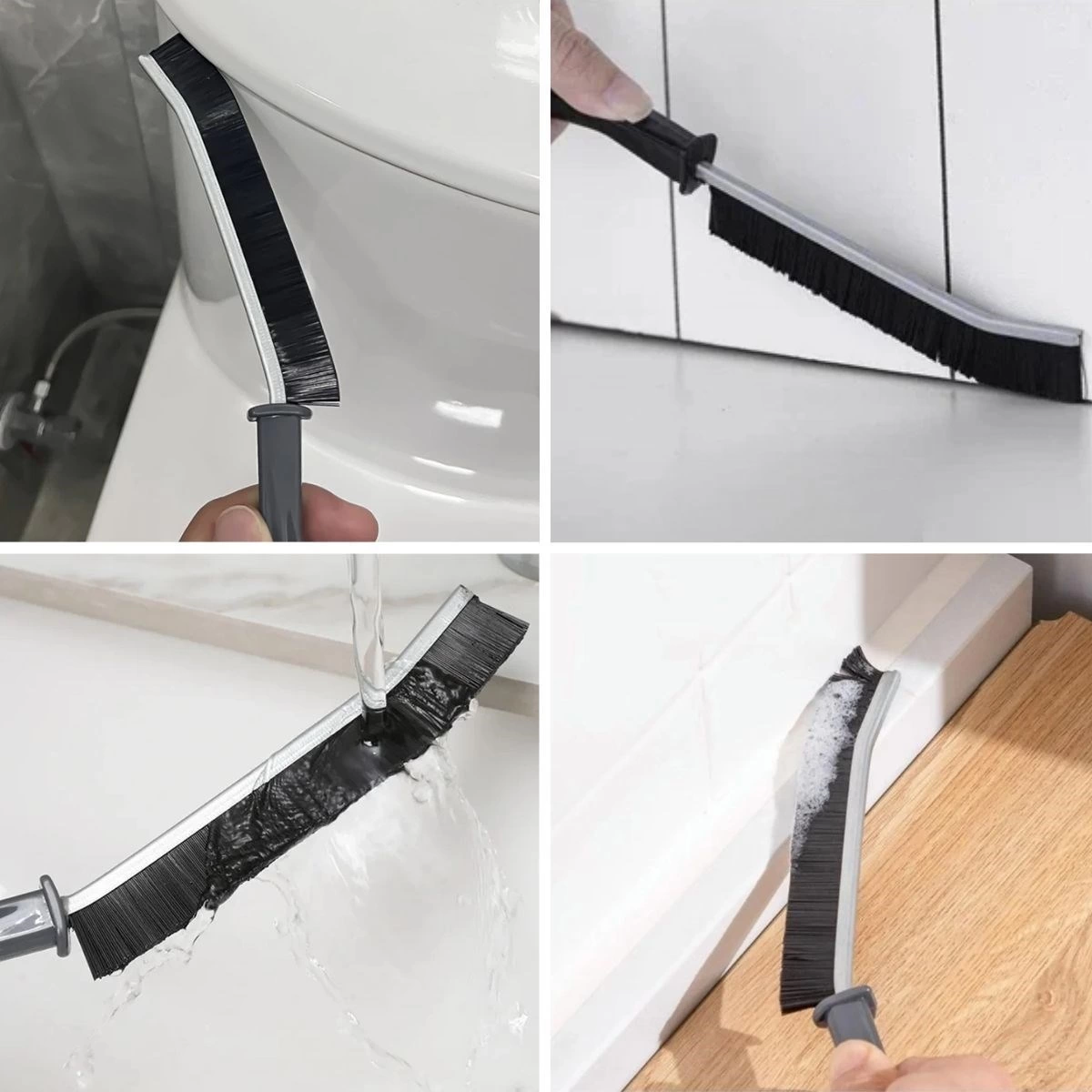 2li Çok Amaçlı Multi Ince Temizlik Fırçası Derz Arası Banyo Mutfak Lavabo Detay Temizleme Fırçası - Görsel 2