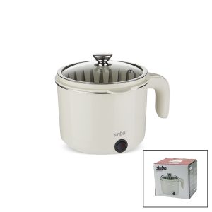 ELEKTRİKLİ ÇOK FONKSİYONLU PİŞİRİCİ PASLANMAZ ÇELİK TENCERE 800ML SCO-5063 (5296)