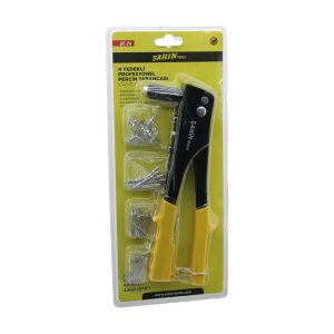 PERÇİN TABANCA MAKİNE SETİ = 4 BOY UÇ = 2.4- 3.2 - 4 - 4.8 + 4 BOY KALINLIK X 10PCS=40PCS İĞNE (5296)