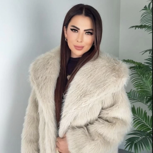 Önü çıtçıtlı loli kürk bej t4149