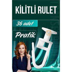 Kilitli Perde Düğmesi Perde Ruleti Perde Düğmesi 36 Adet