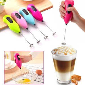Mini Pilli Karıştırıcı ve Köpürtücü El Mikseri (5224)