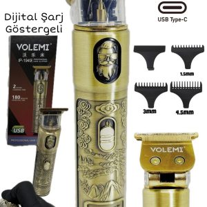 Dijital Göstergeli Saç Sakal Tıraş Makinesi - Sıfıra Yakın - IP-1949 (5224)