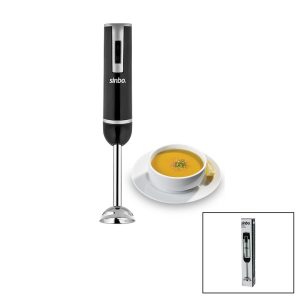 ÇELİK UÇLU ÇUBUK BLENDER 300W DC MOTOR= 2 KADEME HIZ AYRILIR GÖVDE ERGONOMİK TASARIM SHB-3180 (5296)